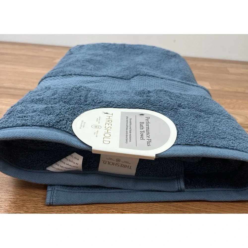 Threshold Performance Plus Bath Towel, Turquoise 30